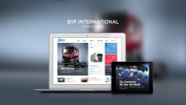 Website BYF Semi-trailer Trailer Responsive design