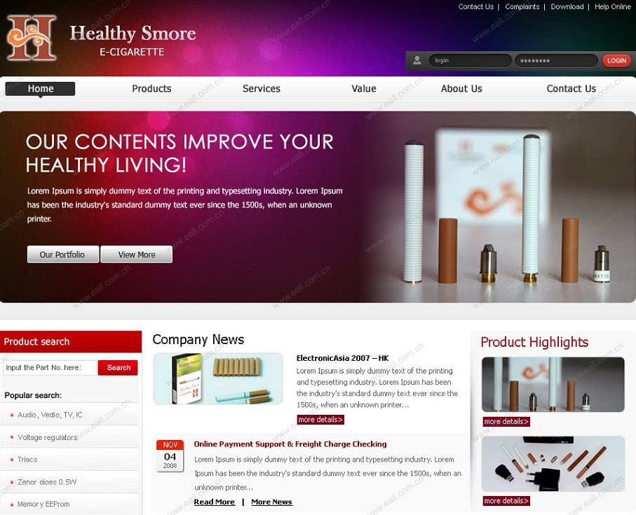 eall.biz shenzhenwebdesign healthysmore1